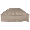 vidaXL Kissen Taupe 120 x 40 x 8 cm Oxford-Stoff