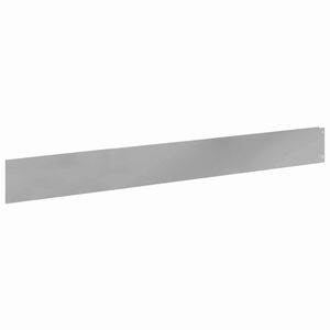 vidaXL Rasenkante 20 stk. 100 x 12 cm Stahl Silber
