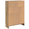 vidaXL Bücherschrank Artisan-Eiche 82,5x30,5x115 cm Holzwerkstoff