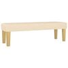 vidaXL Sitzbank Creme 100x30x30 cm Stoff