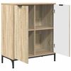 vidaXL Sideboard Sonoma-Eiche 69,5 x 33 x 82 cm Holzwerkstoff