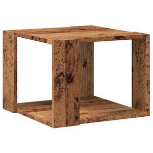vidaXL Couchtisch Altholz-Optik 40x40x30 cm Holzwerkstoff