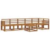 vidaXL Outdoor-Sofagarnitur 7 pcs Natur Massivholz Akazie