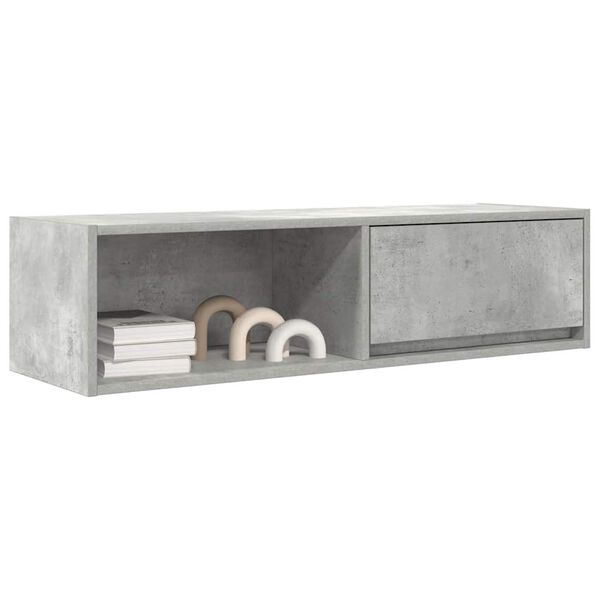 vidaXL TV-Schr&auml;nke 2 Stk. Betongrau 100x31x25,5 cm Holzwerkstoff