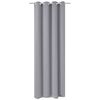 vidaXL Verdunkelungsvorhang mit Metall&ouml;sen 270 x 245 cm Grau