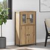 vidaXL Highboard Artisan-Eiche 62 x 32 x 106,5 cm Holzwerkstoff