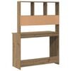 vidaXL Schreibtisch mit Regal Artisan-Eiche 102x45x148cm Holzwerkstoff