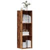 vidaXL B&uuml;cherregal Altholz-Optik 36x30x114 cm Holzwerkstoff