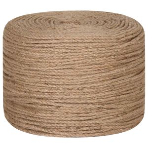 vidaXL Seil 100% Jute 6 mm 500 m