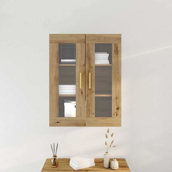 vidaXL Wandschrank Artisan-Eiche 69,5 x 34 x 90 cm Holzwerkstoff
