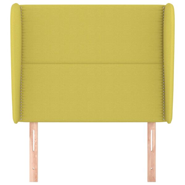 vidaXL Kopfteil mit Ohren Gr&uuml;n 83x23x118/128 cm Stoff