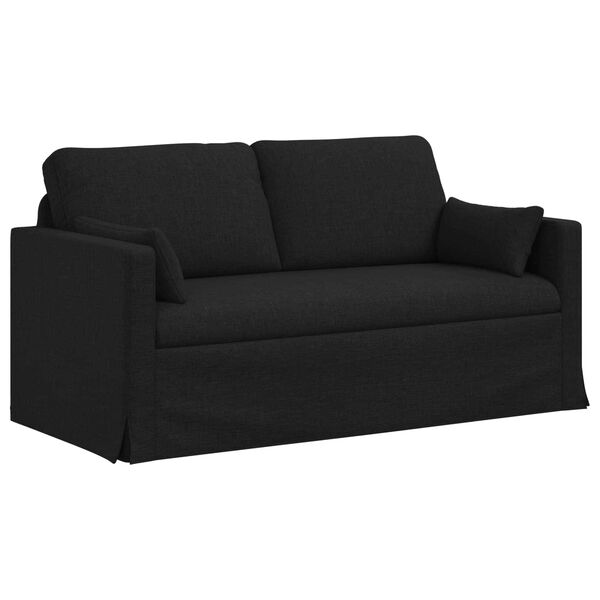 vidaXL Sofa Schwarz Gesamtabmessungen: 158 x 78 x 80 cm (B x T x H)