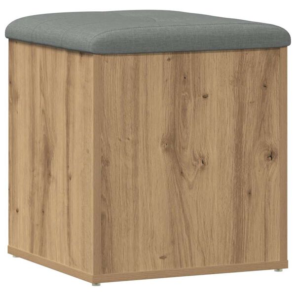 vidaXL Sitzbank mit Stauraum Artisan-Eiche 42x42x45 cm Holzwerkstoff