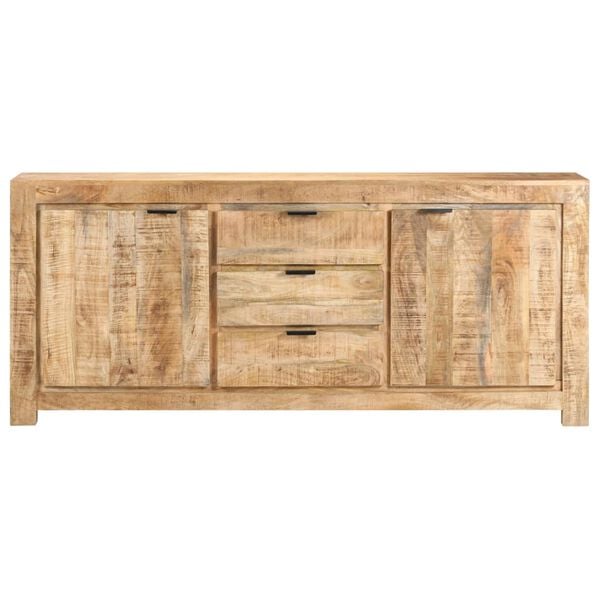 vidaXL Sideboard 175x40x75 cm Raues Mangoholz