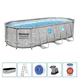 Bestway Pool-Set Power Steel Swim Vista Serie 549x274x122 cm