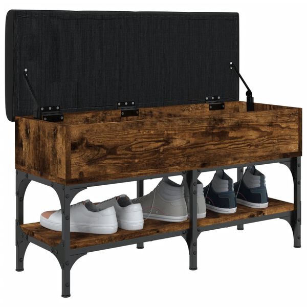 vidaXL Schuhbank R&auml;uchereiche 82x32x45 cm Holzwerkstoff