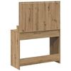 vidaXL Schminktisch Artisan-Eiche 100 x 41 x 135 cm Holzwerkstoff