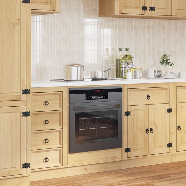 vidaXL Schrank Honig 60 x 46 x 81,5 cm Massives Kiefernholz