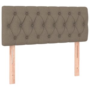 vidaXL Kopfteil Taupe 100x7x78/88 cm Stoff