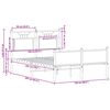 vidaXL Bettgestell ohne Matratze Sonoma-Eiche 120x200 cm Holzwerkstoff