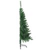 vidaXL K&uuml;nstlicher vorbeleuchteter Weihnachtsbaum Gr&uuml;n 120 cm PVC
