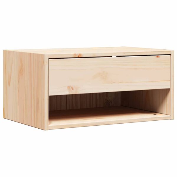 vidaXL Nachttisch Braun 50 x 32,5 x 24 cm Massivholz Kiefer