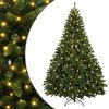 vidaXL K&uuml;nstlicher klappbarer Weihnachtsbaum 300 cm 1000 LEDs