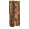 vidaXL Highboard Altholz 69,5 x 34 x 180 cm Holzwerkstoff