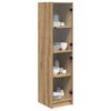vidaXL Highboard Artisan-Eiche 35 x 37 x 142 cm Holzwerkstoff