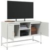 vidaXL TV-Schrank Weiß 100,5x39x60,5 cm Stahl