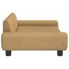 vidaXL Hundebett Braun 100x54x33 cm Samt