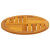 vidaXL Tischplatte &Oslash;50x2 cm Rund Massivholz Akazie