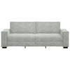 vidaXL 3-Sitzer-Sofa Hellgrau 180 cm Samt