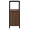vidaXL Badschrank mit Regalen Braun Eichen-Optik 36x35x95 cm