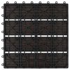vidaXL Terrassenfliese 11 pcs Dunkelbraun 30 x 30 cm WPC
