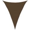vidaXL Sonnensegel 160 g/m&sup2; Braun 5x6x6 m HDPE
