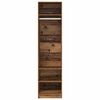 vidaXL Kleiderschrank mit Regal Altholz 50 x 50 x 200 cm Holzwerkstoff