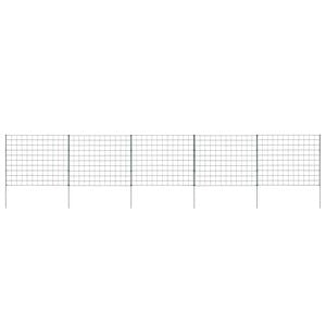 vidaXL Gartenzaun Set 77,5x64 cm Gr&uuml;n