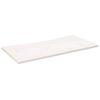 vidaXL Schreibtischplatte Wei&szlig; 100x50x2,5 cm Massivholz Kiefer