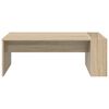 vidaXL Couchtisch Sonoma-Eiche 95 x 50 x 34 cm Holzwerkstoff