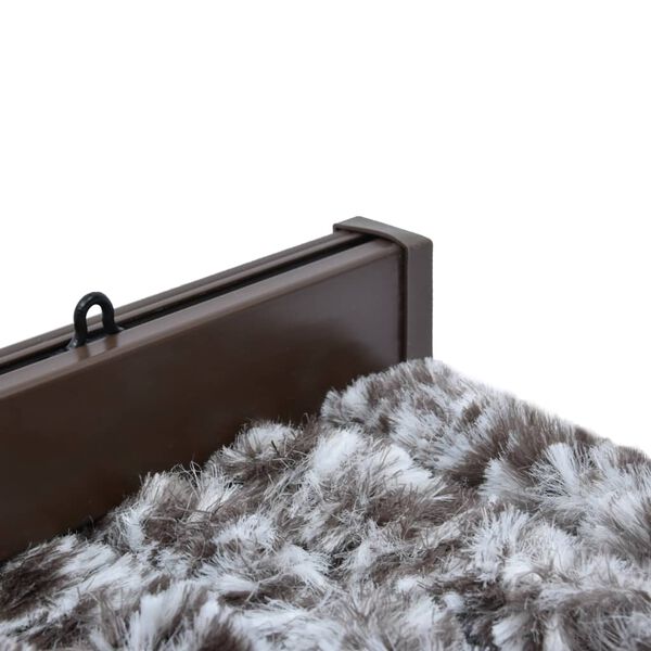 vidaXL Insektenschutz-Vorhang Braun und Beige 56x185 cm Chenille