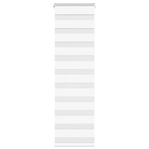 vidaXL Doppelrollo Wei&szlig; 50x100 cm Stoffbreite 45,9 cm Polyester