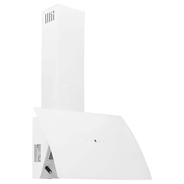 vidaXL Dunstabzugshaube 60 cm Stahl und Hartglas Wei&szlig;