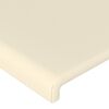 vidaXL Kopfteile Creme 180x5x78/88 cm Kunstleder