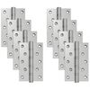 vidaXL Scharnier 8 stk. 130 x 75 x 13 mm Silber Stahl