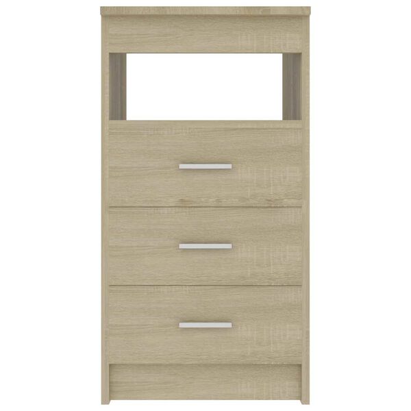 vidaXL Sideboard mit Schubladen Sonoma-Eiche 40x50x76 cm Holzwerkstoff