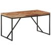 vidaXL Esstisch 140x70x76 cm Massivholz Akazie und Mango
