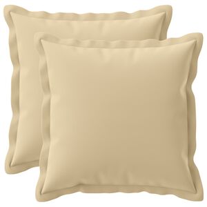 vidaXL Kissenbezug 2 stk. HOUTEN Beige 30 x 30 cm Polyester