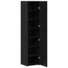 vidaXL Highboard Schwarz Eichen-Optik 40 x 42,5 x 185 cm