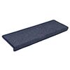 vidaXL Stufenmatten 30 Stk. 65 x 21 x 4 cm Dunkelgrau und Blau Rechteckiger Rand